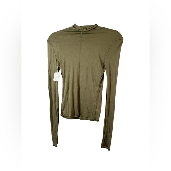 Free People Intimately Willow Long Sleeve Mock Neck Top XS - Picture 5 of 7